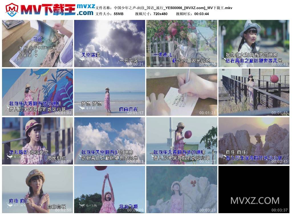 中国少年之声-向往_国语_流行_YE500066